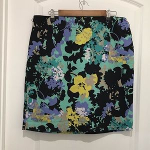 Worthington floral skirt